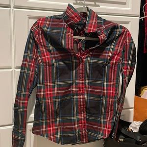 Jcrew classic holiday button down